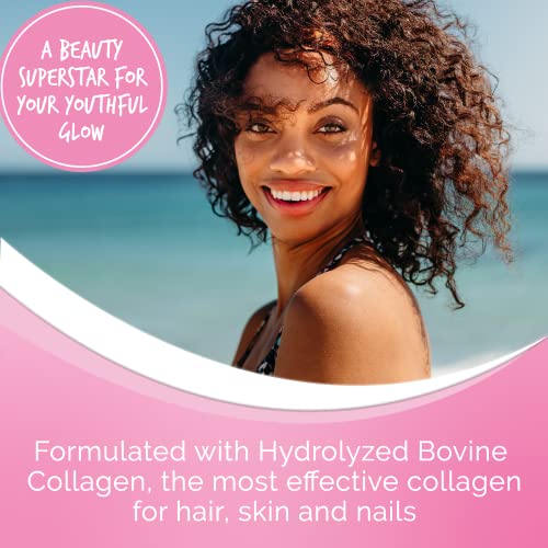 Hair Skin and Nails Vitamins Biotin + Collagen Gummies by LxH Mixed