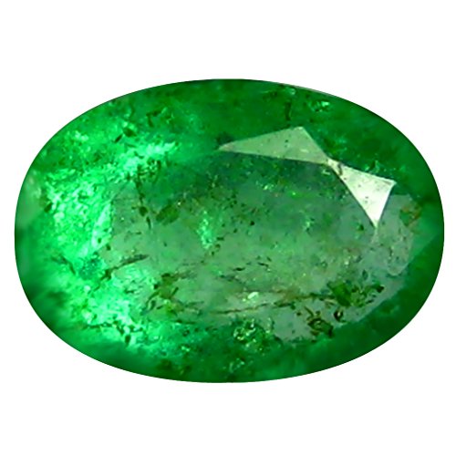 0.36 ct Oval Cut (6 x 4 mm) Unheated and Untreated Colombian Emerald Natural Loose Gemstone