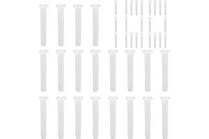 Badminton Grommets - Racket Grommets Kit 0.08 X 0.26 Inch, 100 Pieces Racket Guard Tube, Transparent White Eyelet, Nylon Stri