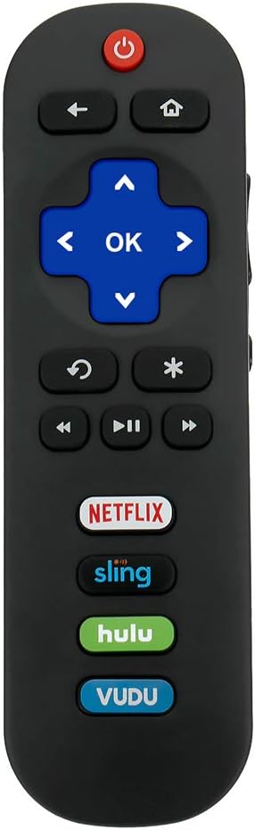 RC280 Replacement Remote Applicable for TCL Roku TV with Netflix Sling Hulu Vudu Key 55UP120 32S4610R 50FS3750 32FS3700 32FS4610R 32S800 32S850 32S3850 48FS3700 55FS3700 65S405 43S405 49S405 40S3800: Home Audio & Theater