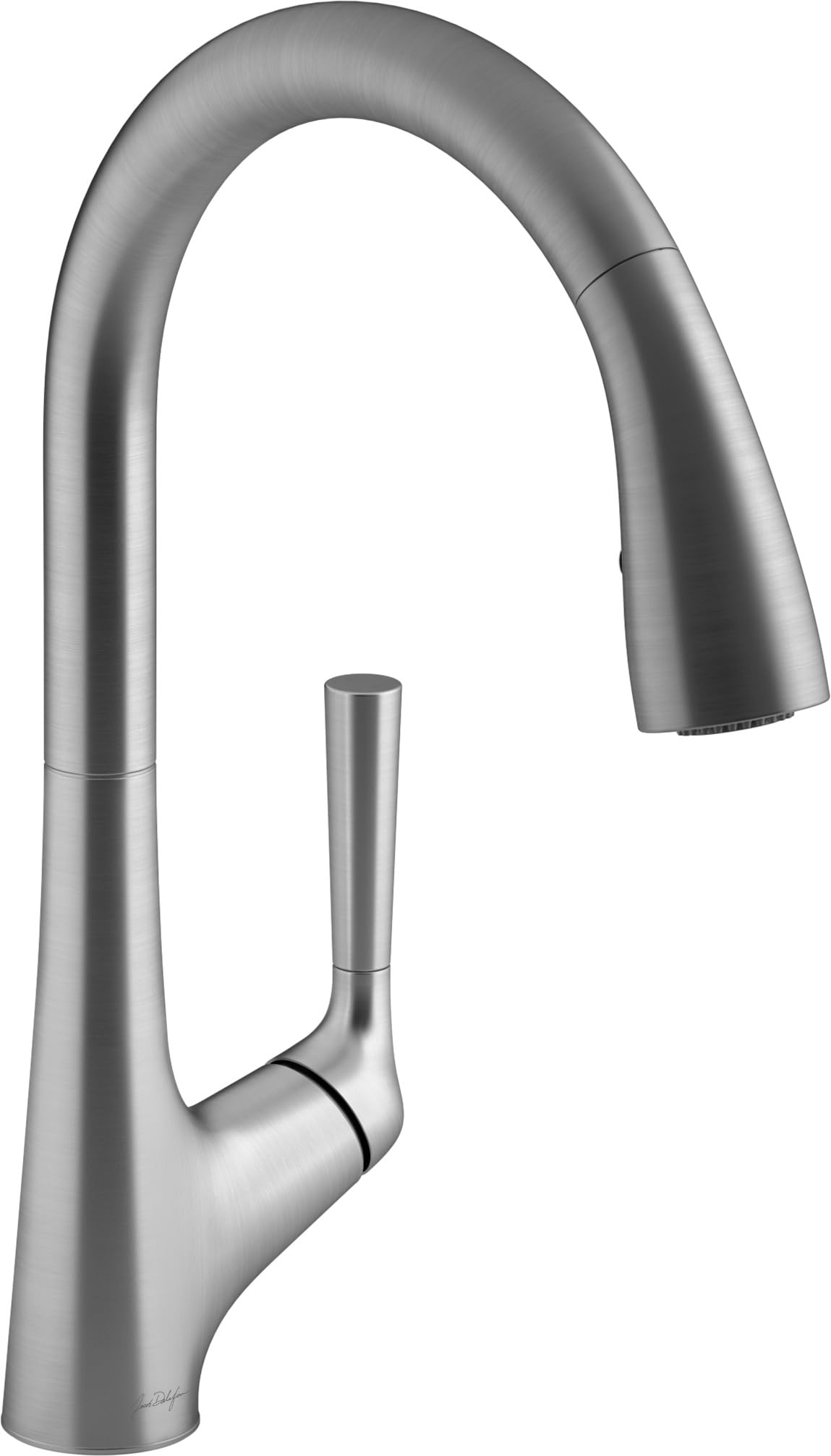 J ACOB DELAFON Forte Kitchen Mixer Tap with Pull-Out Shower Head in Brushed Stainless Steel