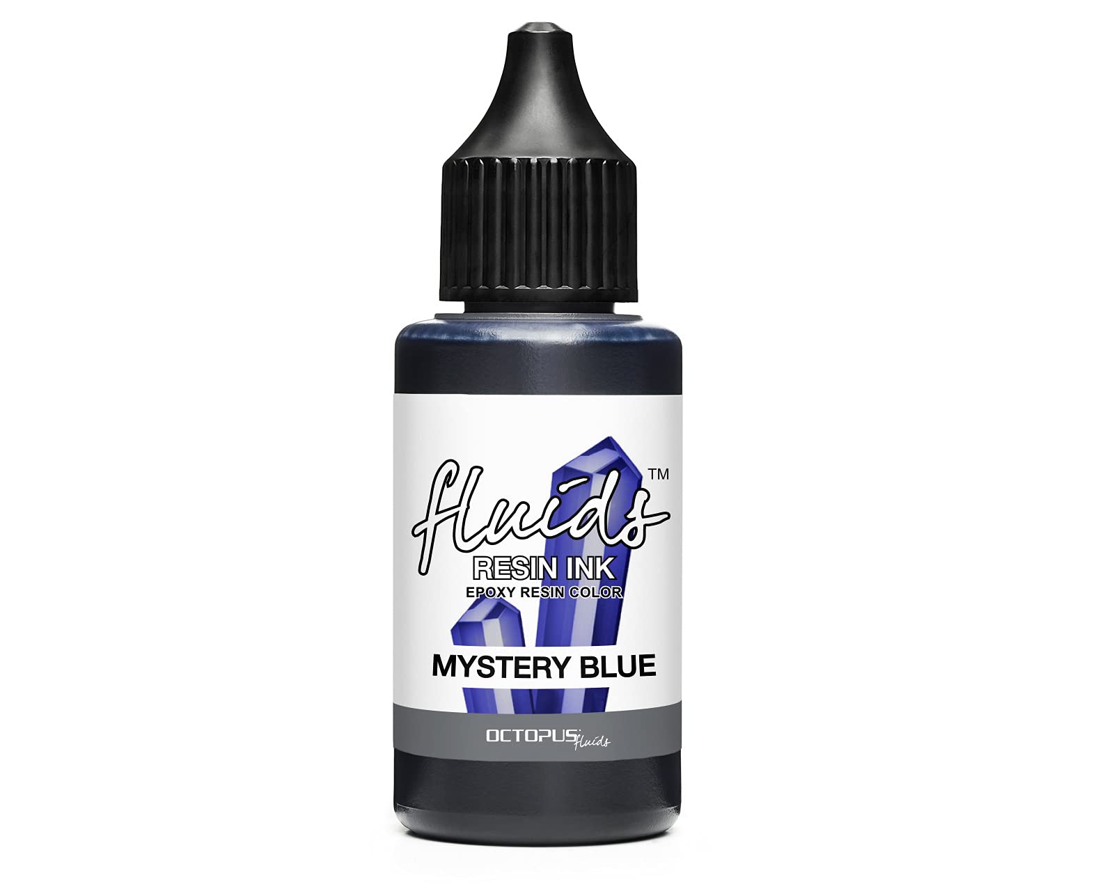 Octopus Fluids Resin Ink Mystery Blue, Alcohol Ink for Epoxy Resin and UV Resin, epoxy Resin Colour Translucent for Resin Art, Resin dye Liquid, 30 ml, Blue