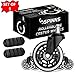 Rollerblade Heavy Duty Office Chair Caster Wheels 3 inch Set of 5, Smooth & Quiet, Floor Mat Replacement for Desk Chairs Home and Office, Safe On All Floors, Carpet, Hardwood Heavy Duty Rubber Casters