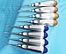 GERMAN 8 PC STRAIGHT DENTAL EXTRACTING LUXATING APICAL ROOT TIP ELEVATOR SET of 8 EACH
