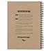 Rhino 5.8 x 8.3 Inches A5 Recycled Twin Wire Notebook, Tan (SRTWA5)