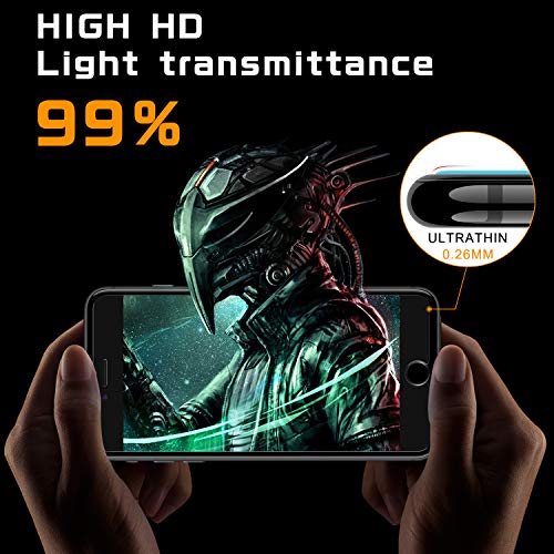 [4 Pack] for iPhone 8 / iPhone 7 Screen Protector, Nearpow [Tempered Glass] Screen Protector with [9H Hardness] [Crystal Clear] [Easy Bubble-Free Installation] [Scratch Resist] - Thumbnail 6
