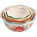 The Pioneer Woman Vintage Floral 4-Piece Measuring Bowl with 4-Cup Measuring Cup, 5-Piece Set