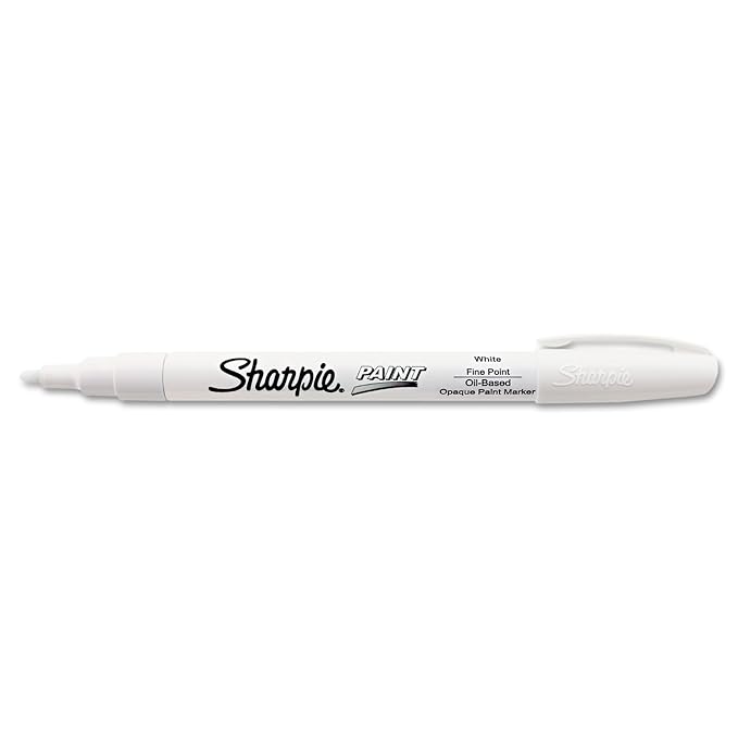 Sharpie Permanent Paint Marker Fine Point White Amazon In Office Products