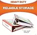 Wilson Jones Heavy Duty Round Ring View Binder, 2