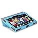 MoKo Case for Fire HD 7 2014 - Slim Folding Cover with Auto Wake / Sleep for Amazon Kindle Fire HD 7 Inch 4th Generation Tablet (Not Fits HD 7 2015), Light BLUE