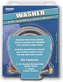 Smart Choice 6' Stainless-Steel Washing Machine Fill Hose (2-Pac