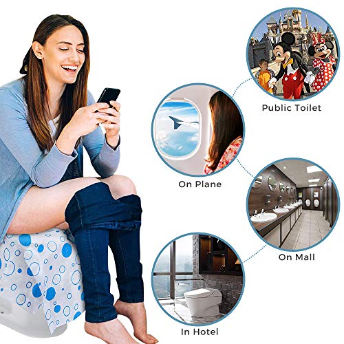 image for wonuu Toilet Seat Covers Disposable, Paper Potty Seat Covers Individua