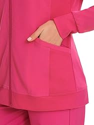 COZYFIT Scrub Jackets for Woman, Zip Front Nurse