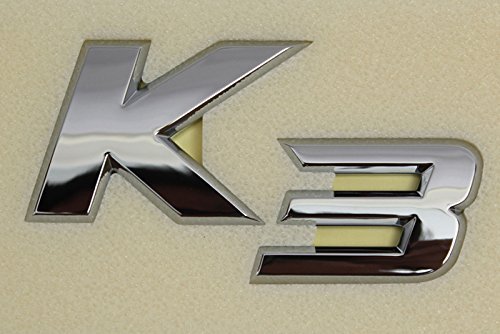 Kia Forte Koup Sedan K3 Letter Emblem Trunk Rear Chrome Tail Lid