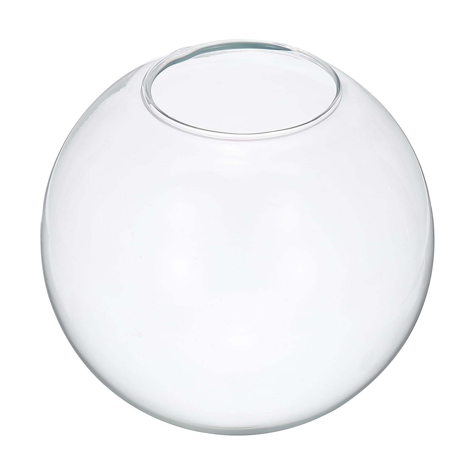 PATIKIL 6 Inch Clear Glass Globe Shades Replacement, 1pcs Handmade Glass Lamp Shade Lampshade Light Fixture for Chandelier Pendant Light Wall Sconces