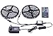 TINGKAM Led Strip Lights Kit 32.8 Ft (10m) 300leds Waterproof 5050 SMD RGB LED Flexible Lights with 44key ir Controller and Power Supply for Home,Kitchen,Trucks,Sitting Room and Bedroom Decoration.
