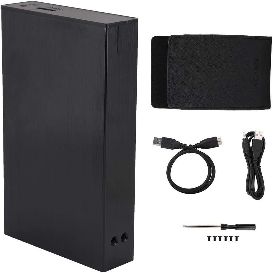 ASHATA Caja de Disco Duro USB 3.0 Raid Externo Caja de ...