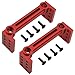 Hobbypark Aluminum Bumper Mount for Redcat Everest Gen7 Sport / Pro Replacement of 138003 Upgrade Parts (Set of 2) (Red)