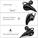iClever Lightweight Bluetooth Headphones, Quick and Stable Pairing Wireless Earphones Bluetooth V4.1 with Microphone, Sweat-Resistant for Running, Sport, Outdoors, at Home