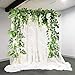 Artificial Flowers Silk Wisteria Fake Hanging Vines Plants Faux Garlands for Garden Outdoor Wall Greenery Jungle Party Wedding Arch Floral Decoration 4 Pack