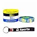 AMIC Silicone Wristband Bracelet -4 or 5PCS Assorted Color