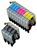 12 Pack Compatible With Brother LC-71 , LC-75 3 Black, 3 Cyan, 3 Magenta, 3 Yellow Compatible With Brother MFC-J280W, MFC-J425W, MFC-J430W, MFC-J435W, MFC-J5910DW, MFC-J625DW, MFC-J6510DW, MFC-J6710DW, MFC-J6910DW, MFC-J825DW, MFC-J835DW. Ink Cartridges for inkjet printers. LC-71BK , LC-71C , LC-71M , LC-71Y , LC-75BK , LC-75C , LC-75M , LC-75Y © Blake Printing Supply
