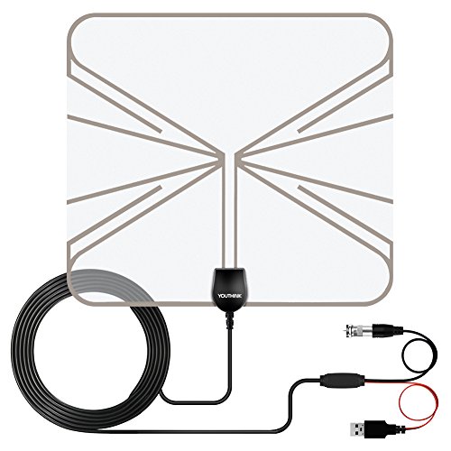 Eboxer Indoor Digital TV Antenna, 1080P 4K Support Television Antenna, Signal Amplifier Receiver, Television Accessory Attachment, Domestic Smart Electronic Antenna - Thumbnail 7