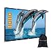 100 inch Outdoor Movie Projector Screen with Bag, GBTIGER 100