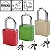 SEPOX® Trinity Out-Door Padlock Key-Alike Water-Proof Solid-aluminum,1.5
