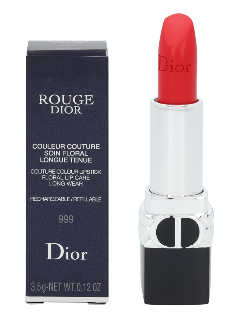 Photo 1 of Christian Dior Rouge Dior Couture Lipstick - 999 Matte Lipstick (Refillable) Women 0.12 oz
