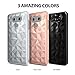 Ringke Air Prism Compatible with LG G6, LG G6 Plus Case Luxurious Vogue Trendy Design Chic Ultra Rad Pyramid Stylish Diamond Pattern Flexible Gemstone-Like Texture Defensive TPU Cover - Ink Black