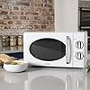 Tower-T24017-Manual-Solo-Microwave-with-6-Power-Levels-30-Minute-Timer-Defrost-Function-Stainless-Steel-Interior-800-W-20-liters-White Tower T24017 20L Manual Microwave with 800W Power Output and 30 Minute Timer, Stainless Steel,White