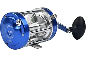 ANCIENT MARINER 6000 Round Baitcasting Fishing Reels, More Powerful Ancient Mariner Reels 6000 Catfish Striper, Right/Left Hand