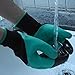 WEBSUN Garden Genie Gloves with Claws on EACH Hand Waterproof Digging Gloves for Gardening