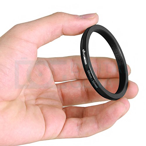 Altura Photo 58-52MM Step-Down Ring Adapter (58MM Lens to 52MM Filter or Accessory) + Premium MagicFiber Lens Cleaning Cloth - Thumbnail 5