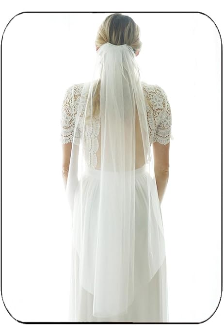 Vestidos De Novia Velo De Novia Capas, Tul Suave, Blanco O