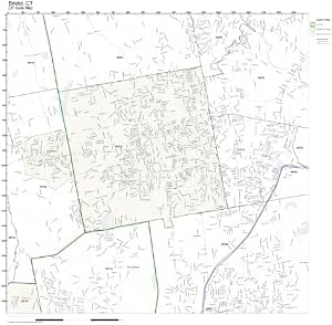 Amazon.com: ZIP Code Wall Map of Bristol, CT ZIP Code Map Not Laminated