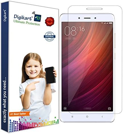 Digikart Mobile Screen Protector Transparent Tempered Glass for Redmi Note 4