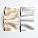 MagiDeal 10 Pieces Vintage Handmade DIY Wire Comb Metal Hair Combs Base 4 Colors Plated Women's DIY Wedding Bridal Hair Jewelry - as described, mixed