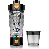 Electric Protein Shaker Bottle, USB Rechargeable Mixing Cup, Water Drink Mixer Portable Bottles for Gym Sport, BPA-Free Trita