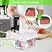Sous Vide Bags 30 Reusable Vacuum Food Storage Bags for Sous Vide, 3 Sizes Large Sous Vide Bags with Pump, 4 Sous Vide Bag Clips for Food Storage and Chefsteps, Anova, Joule, Wancle Sous Vide Cooking