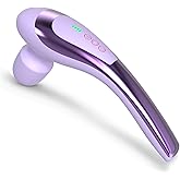 Roysmart Personal Vibrating Handheld Massager-Cordless Rechargeable Electric Mini Hand Held Portable Seven Massage Wand for Full Body