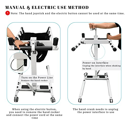 Portable Patient Lift, Patient Transfer Wheelchair Transport Wheel