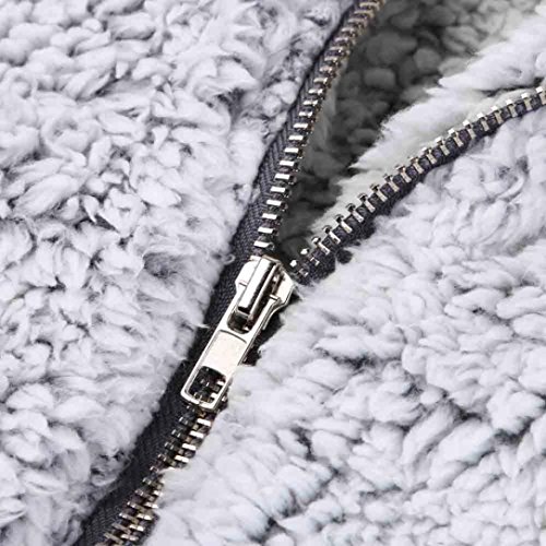 Pocciol-Womens-Casual-Sherpa-Fleece-Lightweight-Fall-Warm-Zipper-Vest-With-Pockets