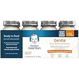 Gerber Good Start Gentle Non-GMO Ready to Feed Infant Formula Nursers, Stage 1, 3 Fluid Ounce (Pack of 48)