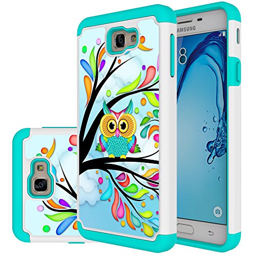 Galaxy j7 prime case, galaxy on7 case, microp dual laye…