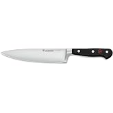 W&Uuml;STHOF Classic 7" Chef's Knife, Black