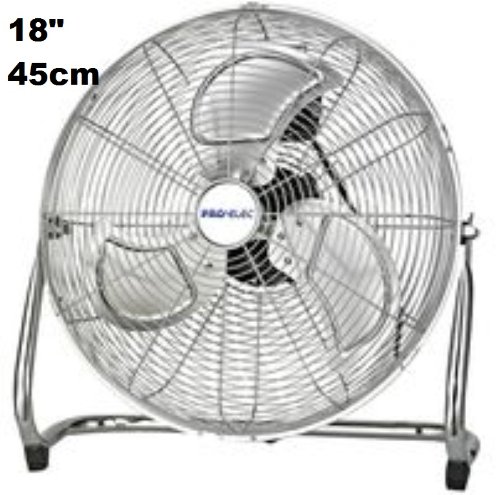 18" Inch High VELOCITY INDUSTRIAL FAN CHROME metal structure