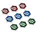 Crystal Cube NFC Tags Fastest Read Write NTAG213 Chip Reinforced Paper Body Work On Metal 9 Pieces Artistic Design