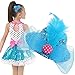 Tbestmax 12 Mini Hat Hair Clips Tea Party Hats Fascinator Clip for Women Lady Favor Decorative Hair Accessories with Polka Dot Feather Ribbon and Netting